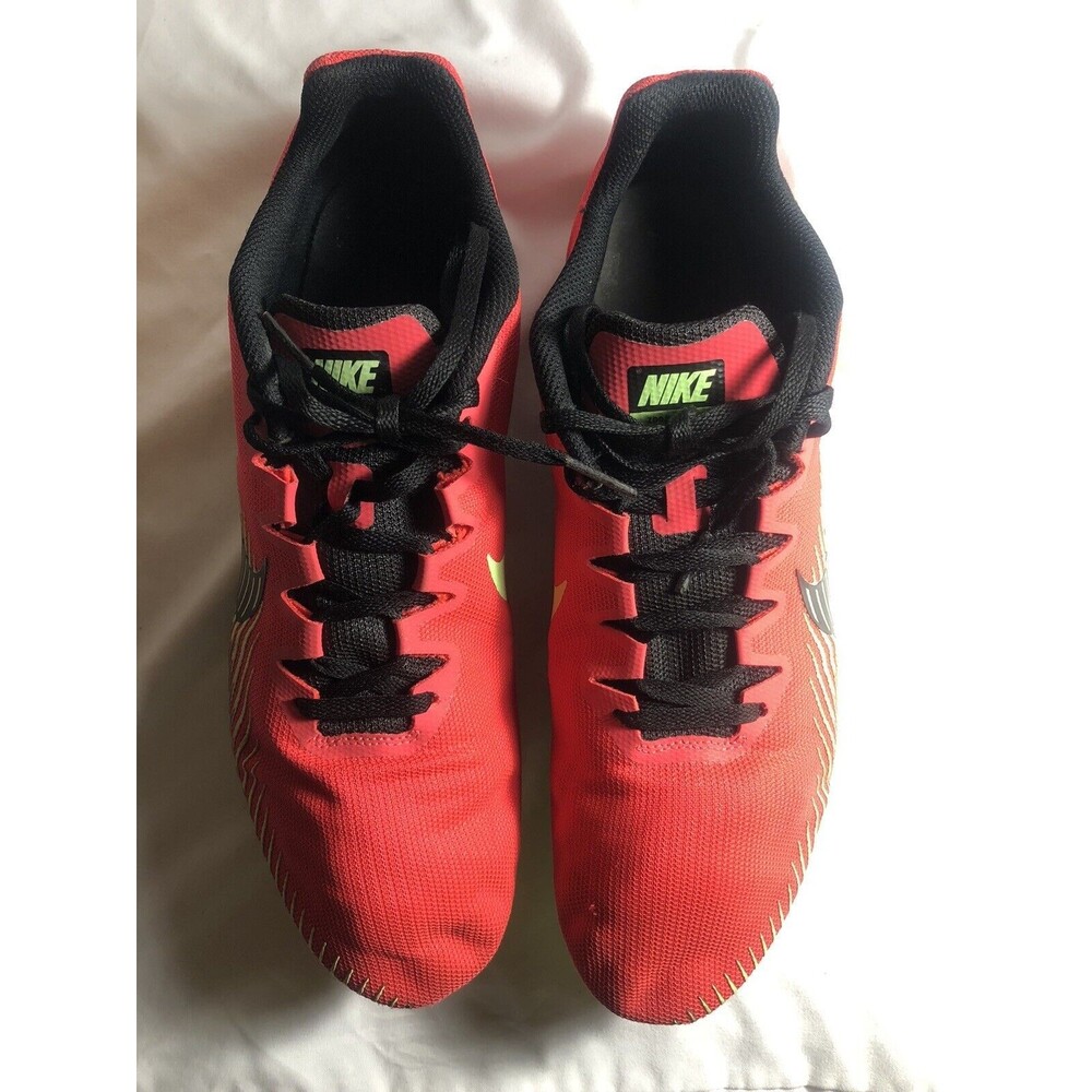 Nike Racing Zoom Rival Shoes Cleats Mens Sz 12 Pink Spikes Multi Use AH1020-601